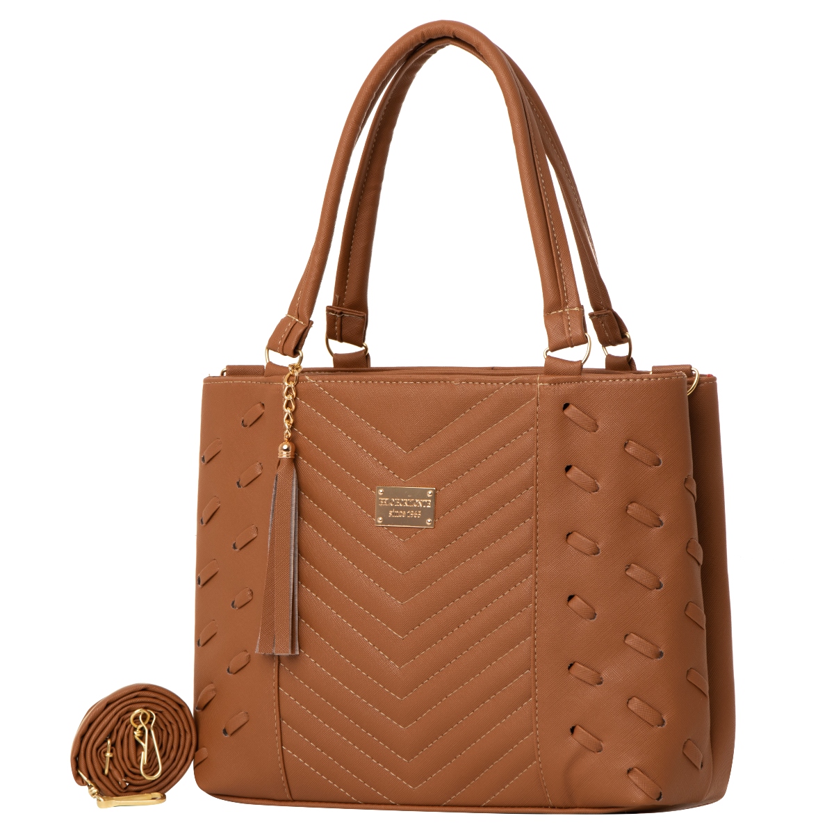 Bolso De Mujer Fana Cristina Color Camel Bonita M3879 !!!