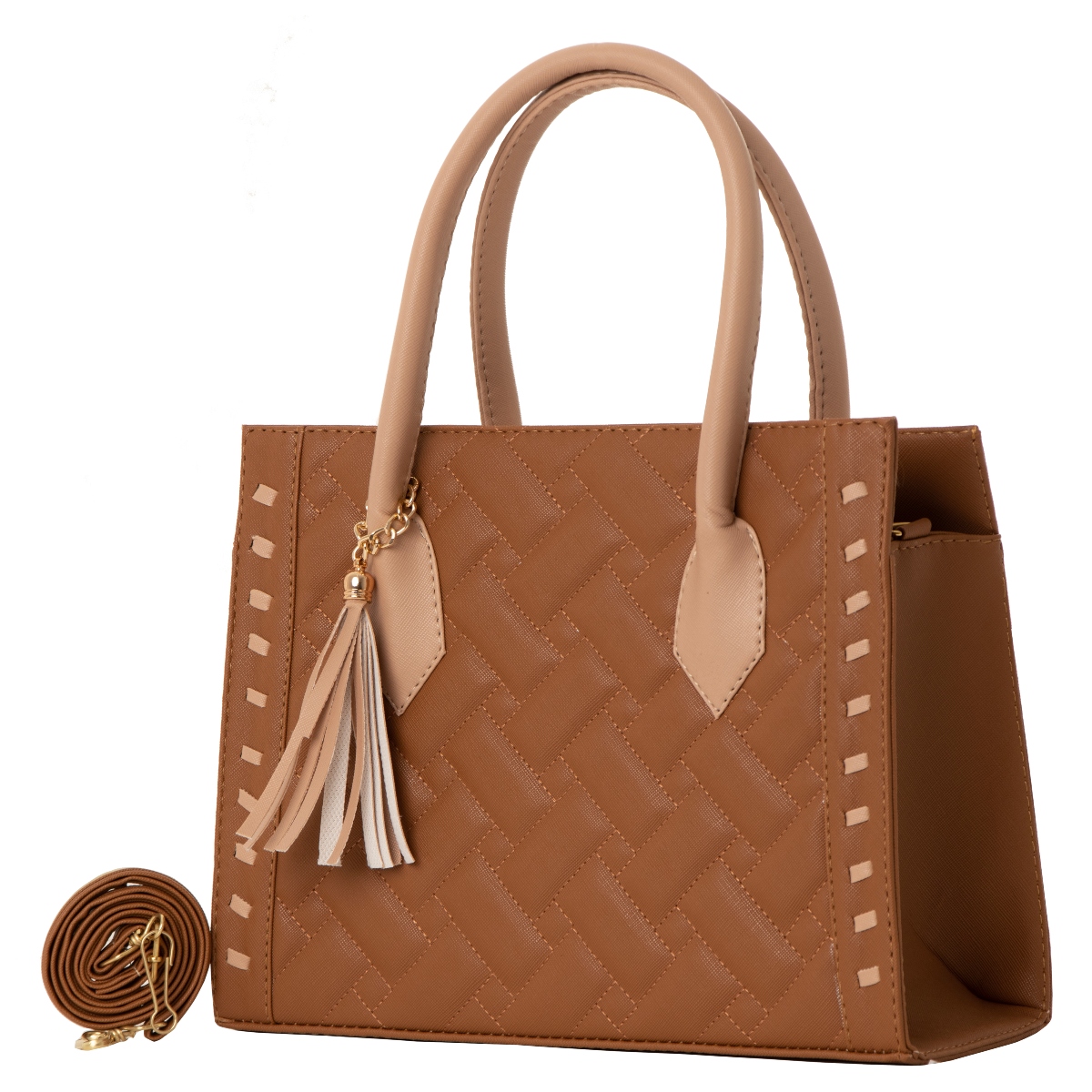 Bolsa Para Mujer Fana Catalina Color Camel Linda M3864 !!!