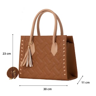 Foto 2 | Bolsa Para Mujer Fana Catalina Color Camel Linda M3864 !!!