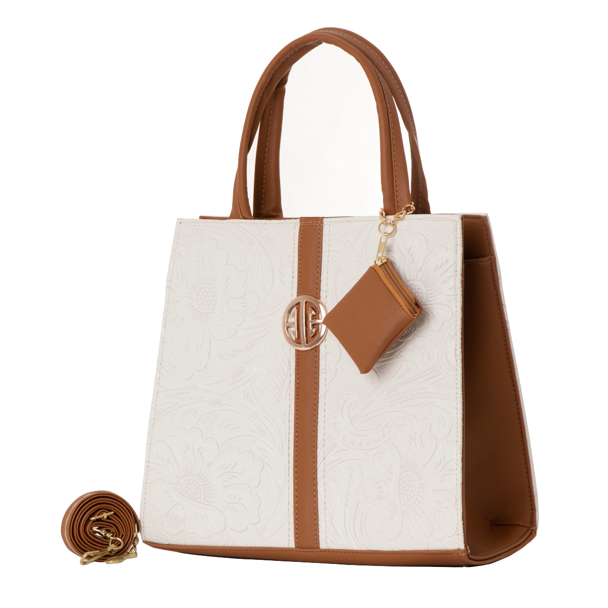 Bolso De Mujer Fana Alola Color Blanco Reforzada M3729 !!!