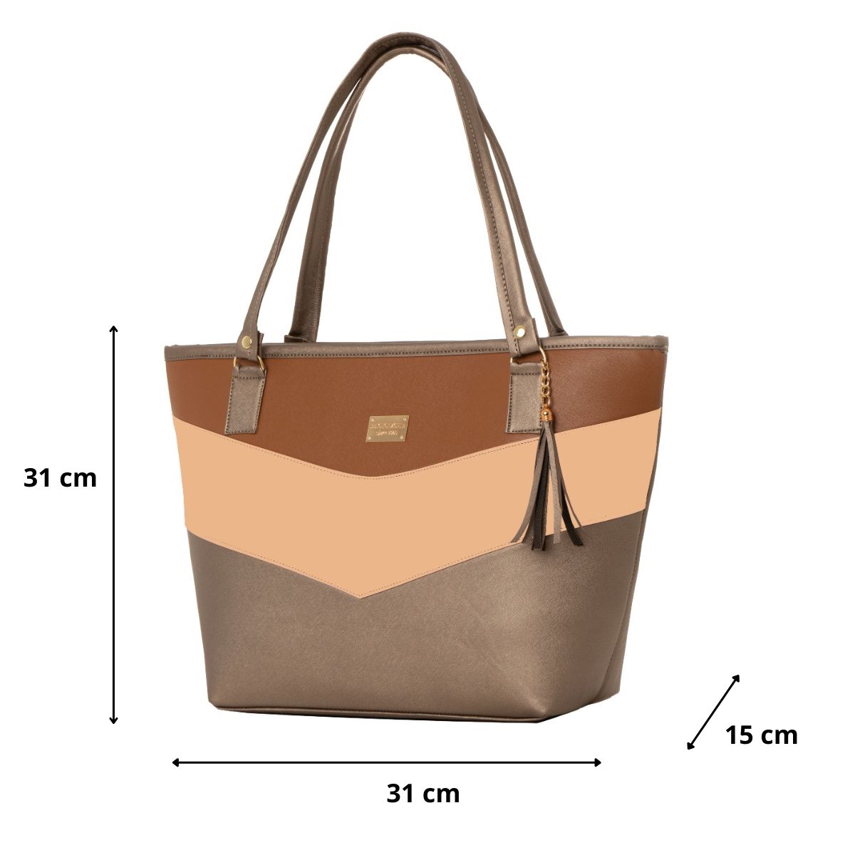 Foto 3 pulgar | Bolsa Para Mujer Fana Carola Color Antimonio Sensacional M3842 !!!