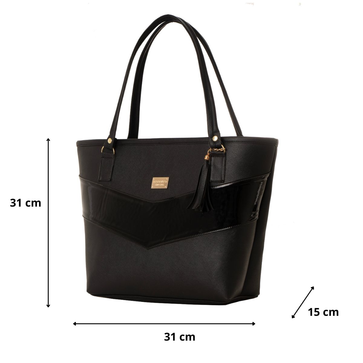 Foto 3 pulgar | Bolsa Para Mujer Fana Carola Color Negro Preciosa M3838 !!!