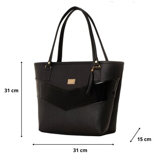 Foto 2 | Bolsa Para Mujer Fana Carola Color Negro Preciosa M3838 !!!