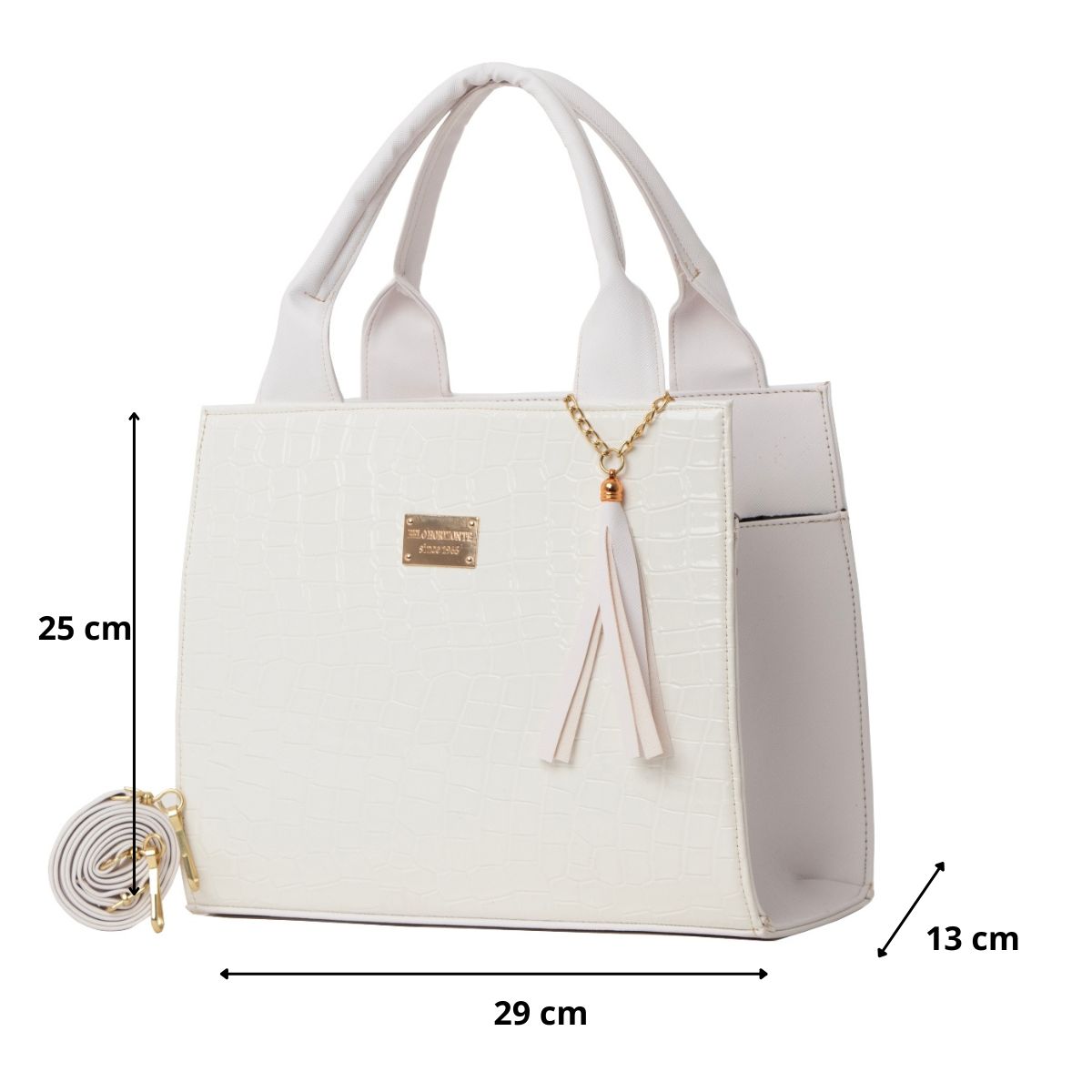 Foto 3 pulgar | Bolsa Para Mujer Fana Alejandra Color Blanco Especial M3748 !!!