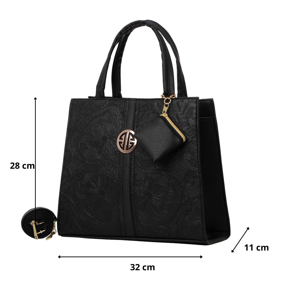 Foto 3 pulgar | Bolsa Para Mujer Fana Alola Color Negro Original M3728 !!!