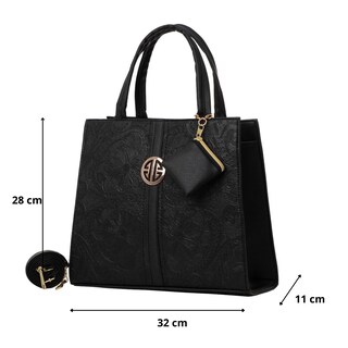Foto 2 | Bolsa Para Mujer Fana Alola Color Negro Original M3728 !!!