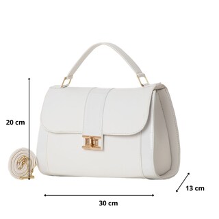 Foto 2 | Bolso De Mujer Fana Clara Color Blanco Espectacular M3859 !!!