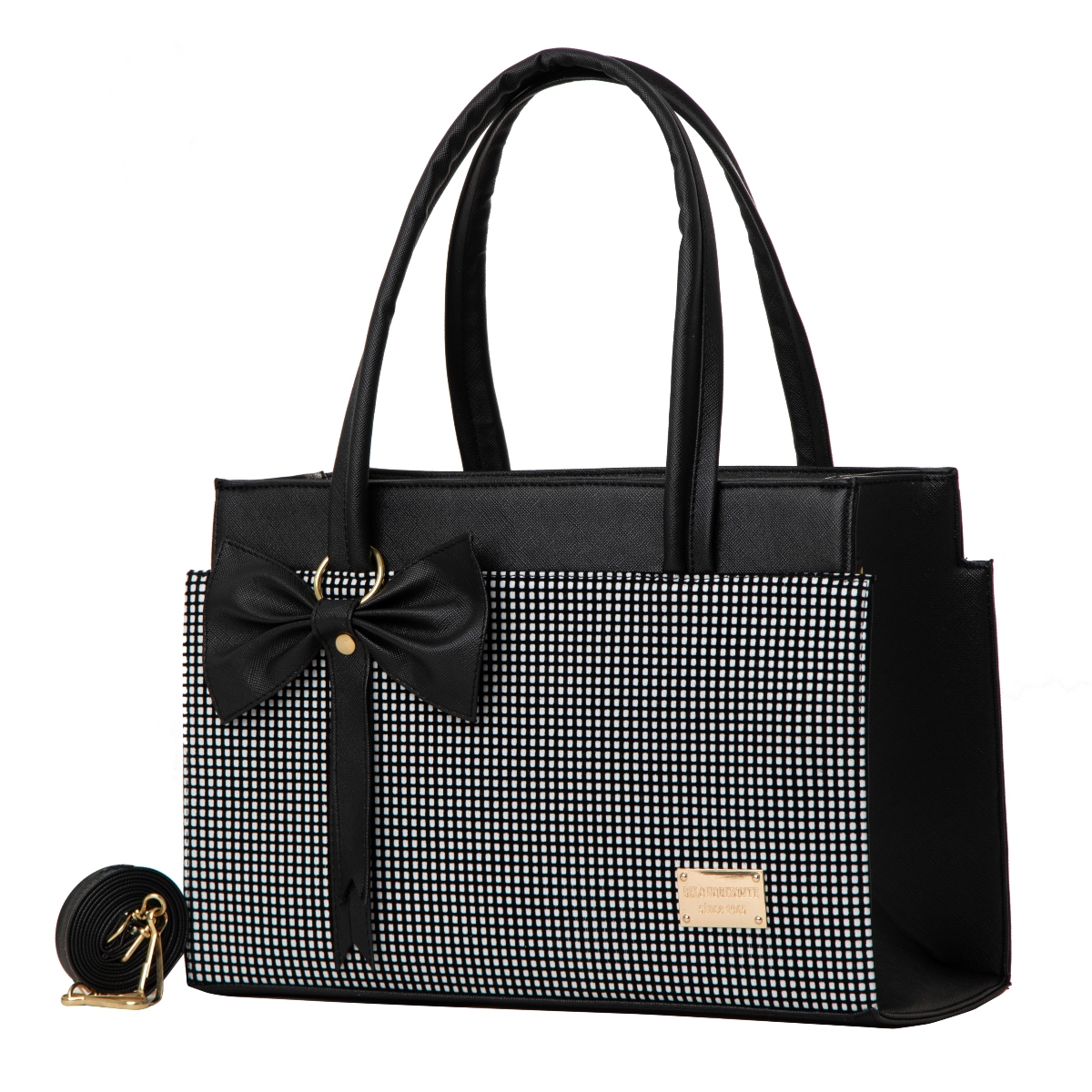 Foto 1 | Bolso De Mujer Fana Corina Color Cuadri Blanco Hermosa M3887 !!!