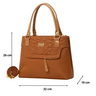 Foto 2 | Bolso De Mujer Fana Amelia Color Camel Moderna M3739 !!!