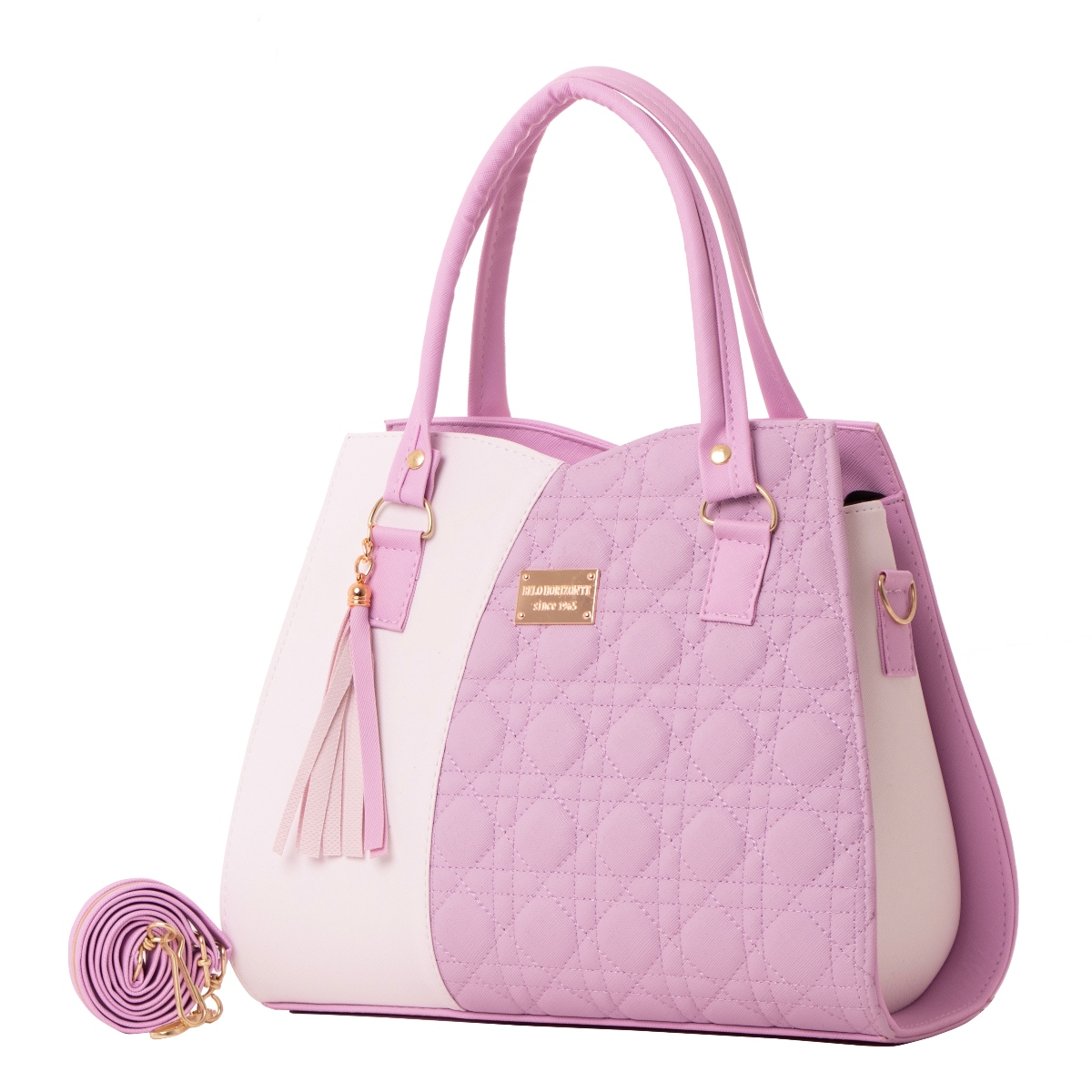 Bolsa Para Mujer Fana Addison Color Lila Moderna M3776 !!!