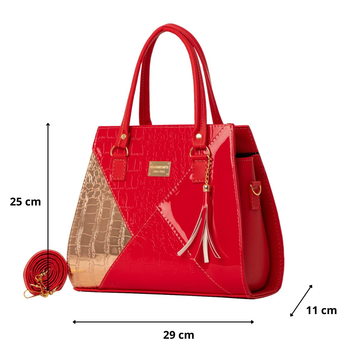 Foto 3 pulgar | Bolsa Para Mujer Fana Amy Color Rojo Hermosa M3800 !!!