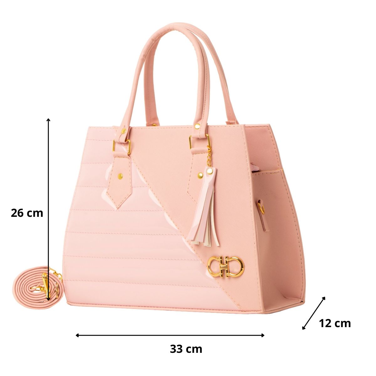 Foto 3 pulgar | Bolso De Mujer Fana Aura Color Rosa Pétalo Sensacional M3763 !!!