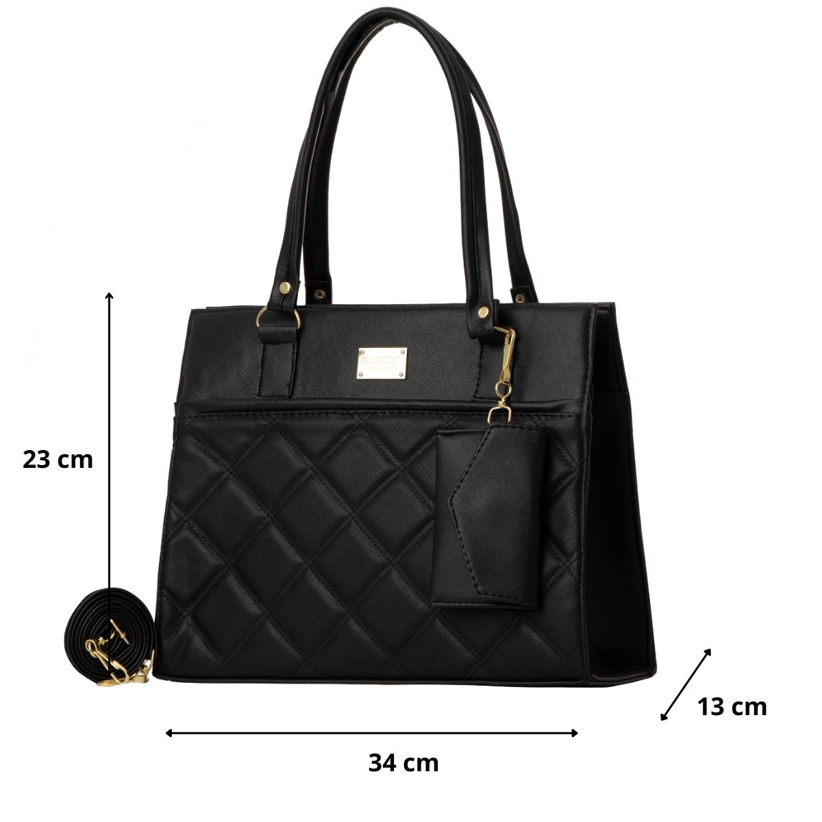 Foto 3 pulgar | Bolsa Para Mujer Fana Dunia Color Negro Sensacional M3892 !!!
