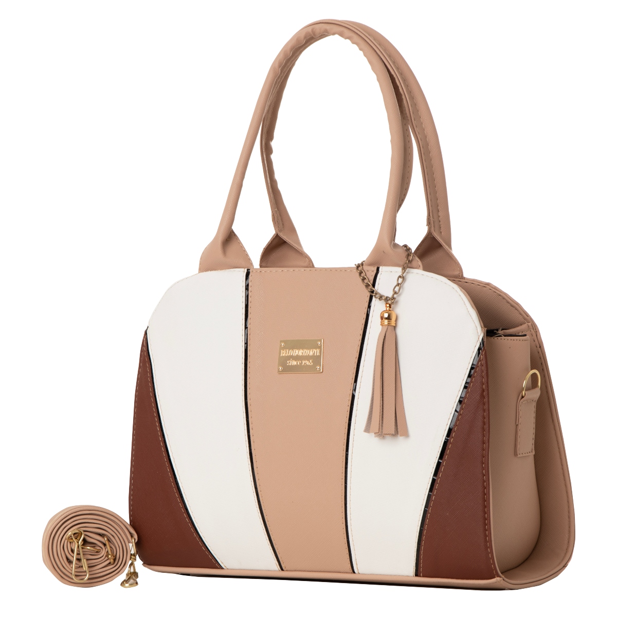 Bolsa Para Mujer Fana Bruna Color Blanco Moderna M3818 !!!