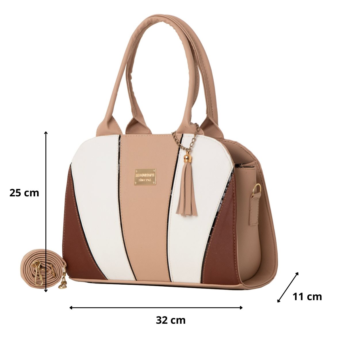 Foto 3 pulgar | Bolsa Para Mujer Fana Bruna Color Blanco Moderna M3818 !!!