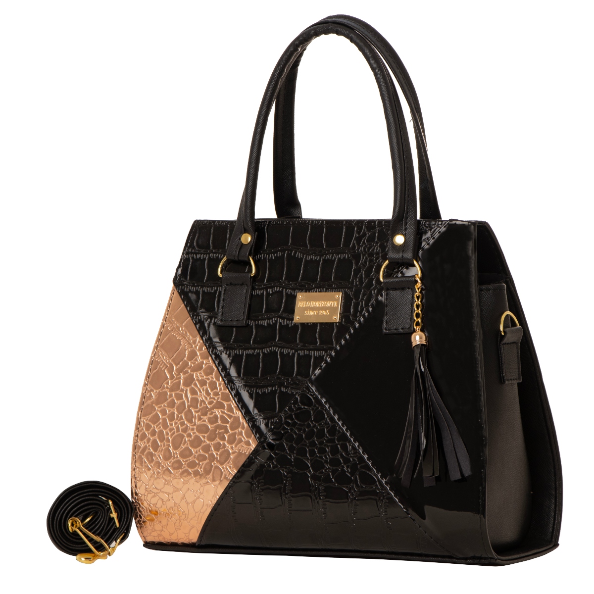 Bolsa Para Mujer Fana Amy Color Negro Refinada M3798 !!!