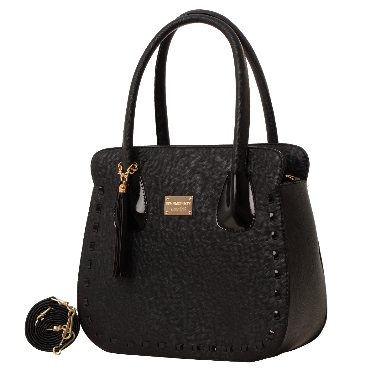 Bolso De Mujer Fana Alessia Color Negro Fashions M3793 !!!