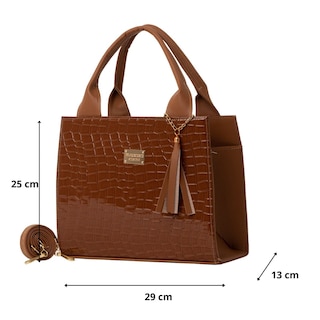 Foto 2 | Bolsa Para Mujer Fana Alejandra Color Camel Se Única M3750 !!!
