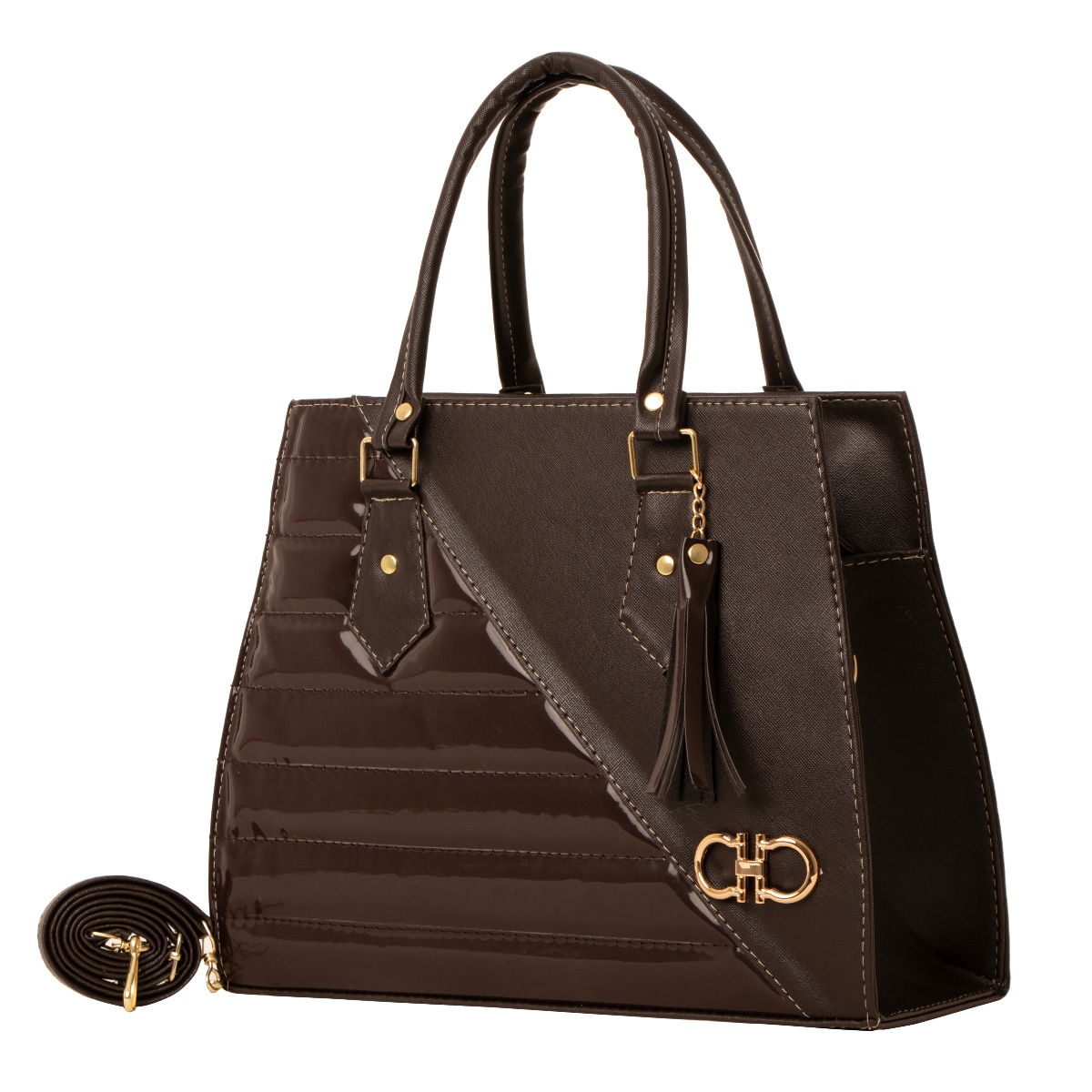 Bolso De Mujer Fana Aura Color Café Premium M3761 !!!