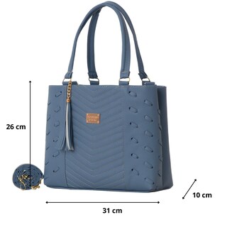 Foto 2 | Bolso De Mujer Fana Cristina Color Azul Lúcela M3875 !!!