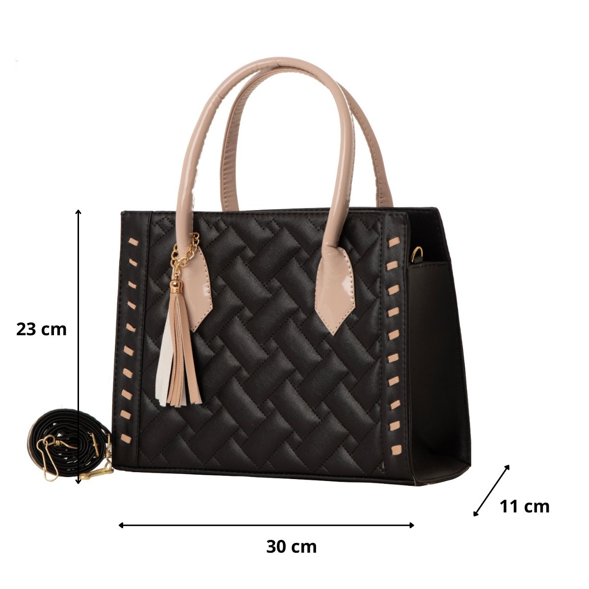 Foto 3 pulgar | Bolsa Para Mujer Fana Catalina Color Negro Fina M3862 !!!