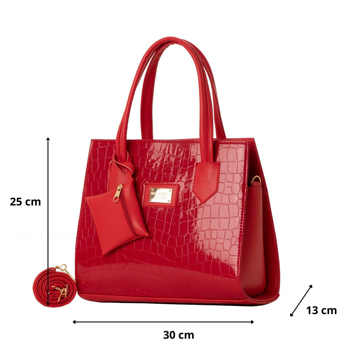 Foto 3 pulgar | Bolso De Mujer Fana Brina Color Rojo Espectacular M3831 !!!