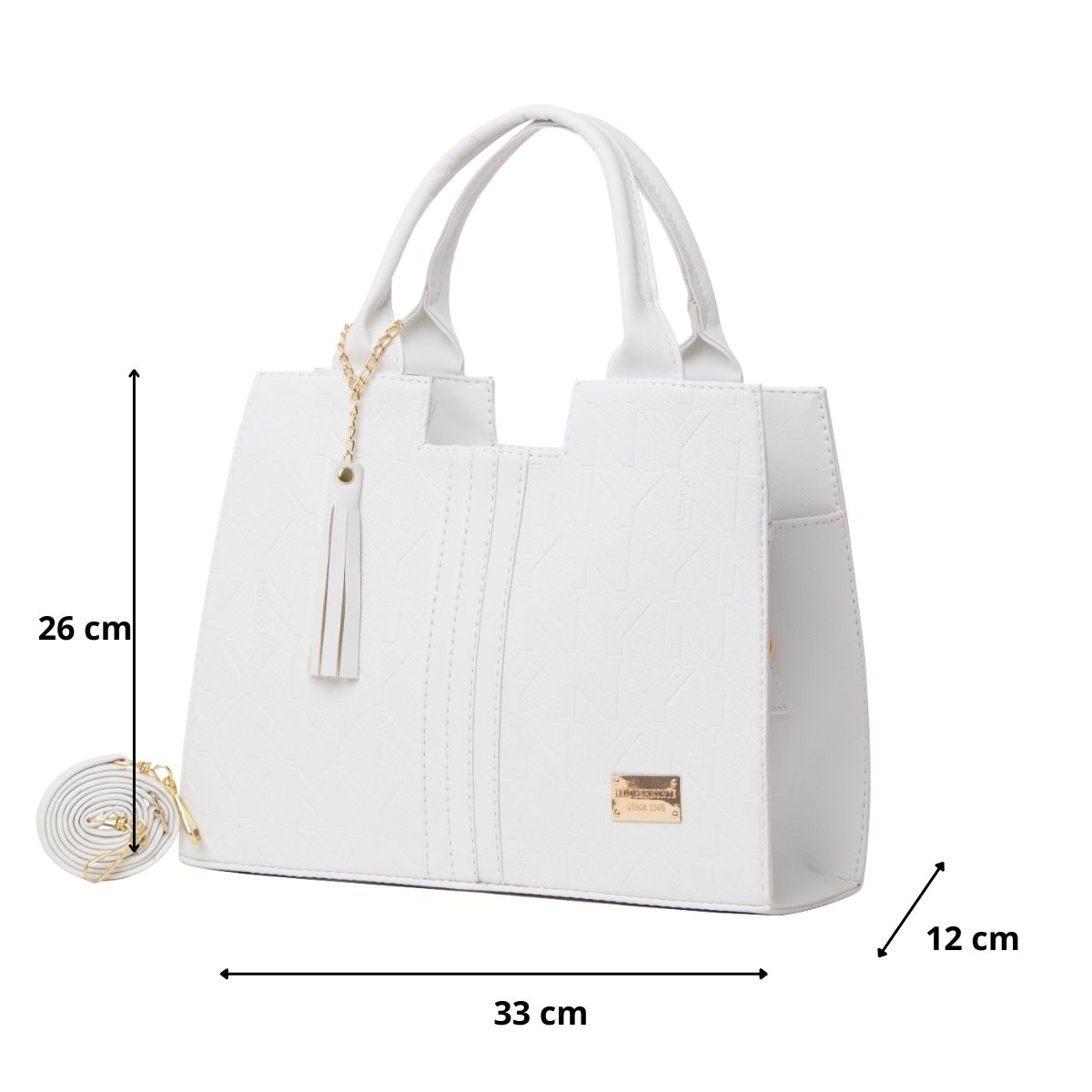 Foto 3 pulgar | Bolsa Para Mujer Fana Athenea Color Blanco Linda M3720 !!!
