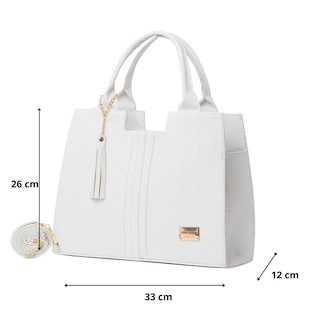 Foto 2 | Bolsa Para Mujer Fana Athenea Color Blanco Linda M3720 !!!