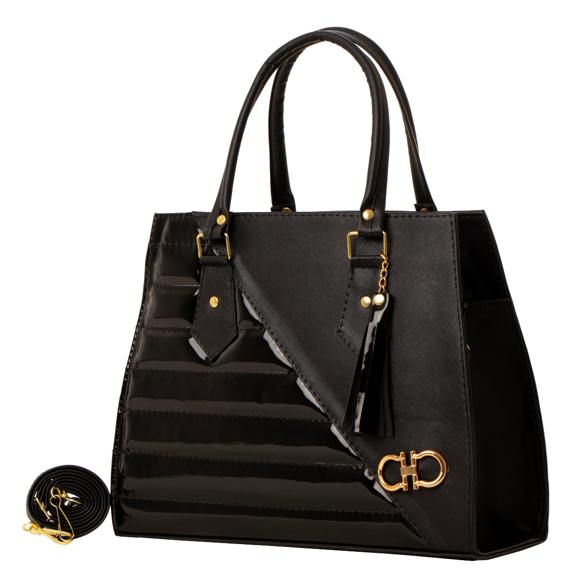 Bolsa Para Mujer Fana Aura Color Negro Elegante M3764 !!!