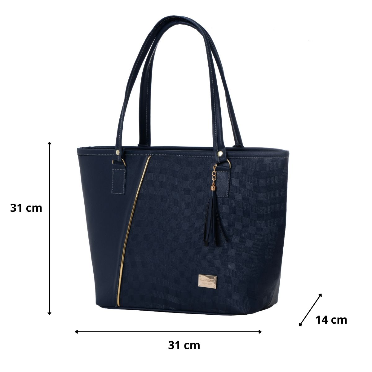 Foto 3 pulgar | Bolso De Mujer Fana Cayetana Color Azul Marino Reforzada M3845 !!!