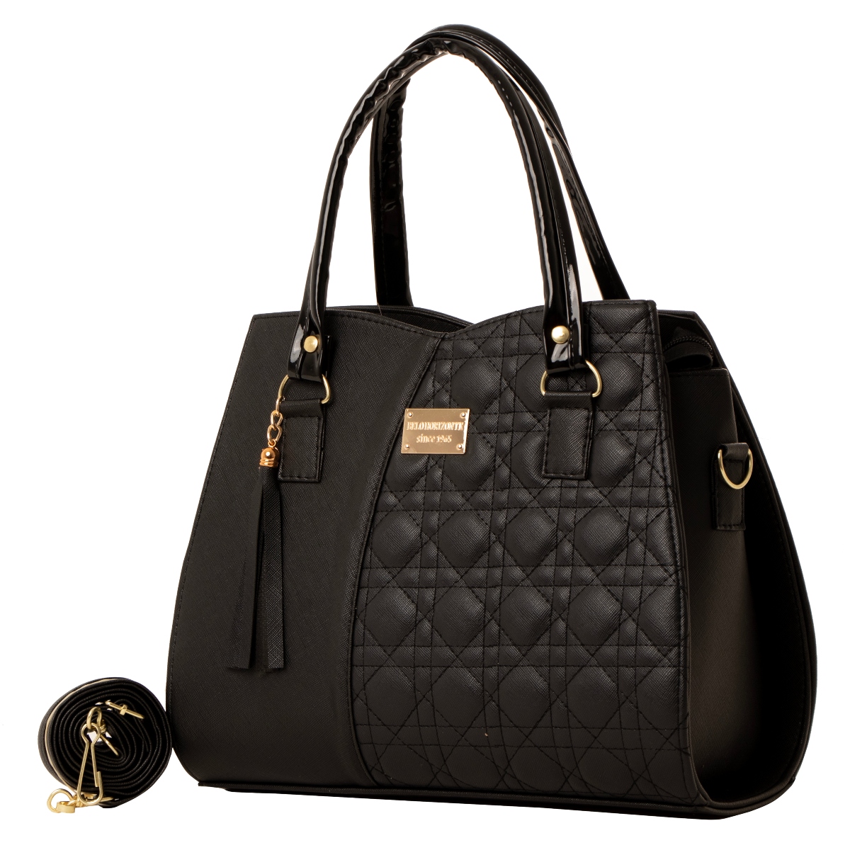 Bolso De Mujer Fana Addison Color Negro Refinada M3775 !!!