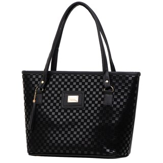 Foto 1 | Bolsa Para Mujer Fana Abisai Color Ajedrez Negro Premium M3784 !!!