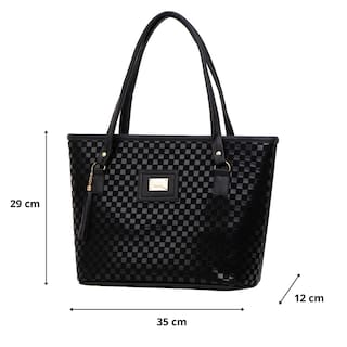 Foto 2 | Bolsa Para Mujer Fana Abisai Color Ajedrez Negro Premium M3784 !!!