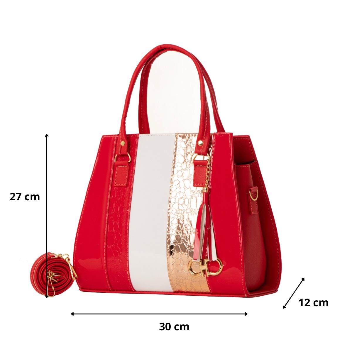 Foto 2 | Bolso De Mujer Fana Chiara Color Rojo Refinada M3835 !!!