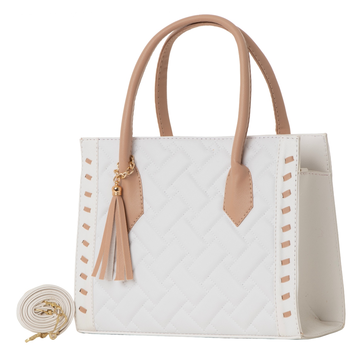 Foto 1 | Bolsa Para Mujer Fana Catalina Color Blanco Preciosa M3866 !!!