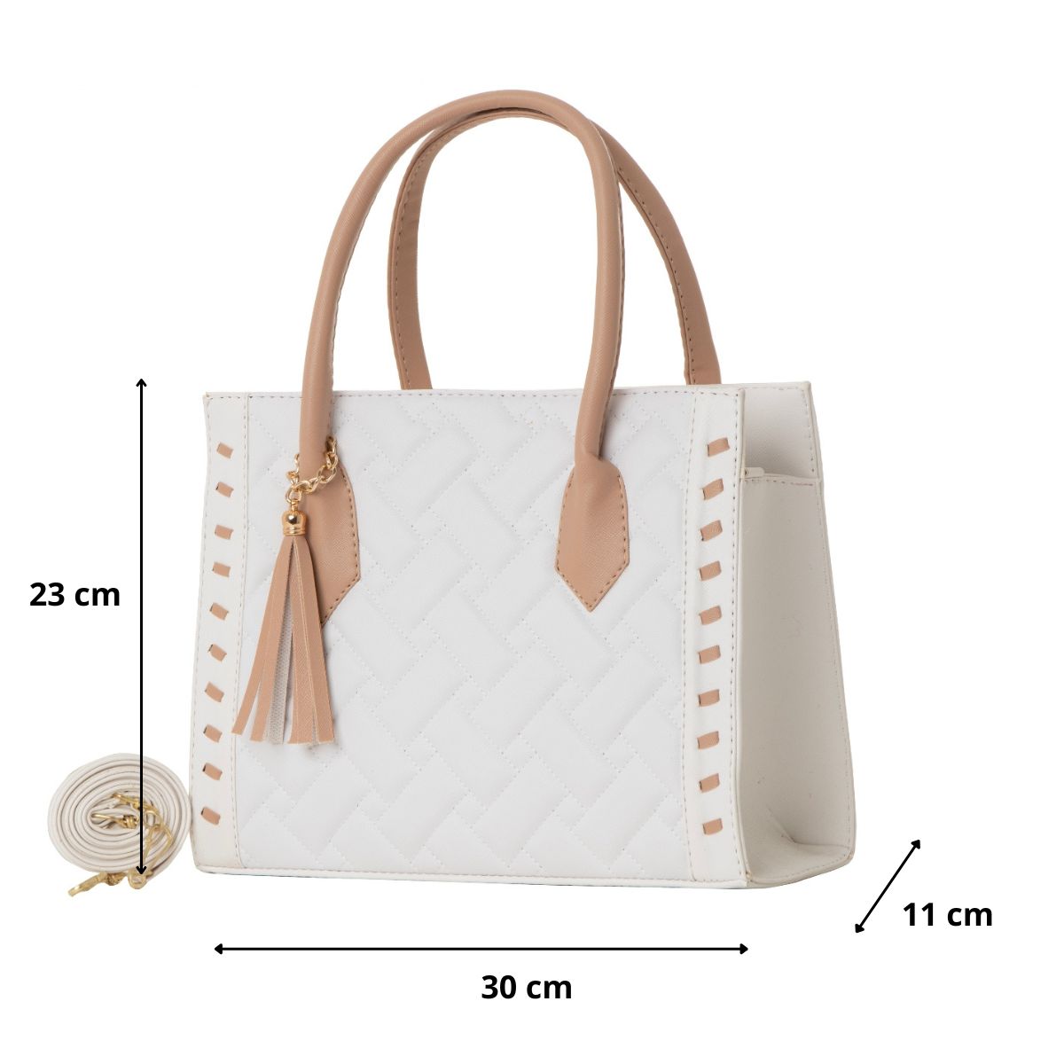 Foto 3 pulgar | Bolsa Para Mujer Fana Catalina Color Blanco Preciosa M3866 !!!