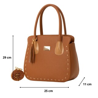 Foto 2 | Bolsa Para Mujer Fana Alessia Color Camel Se Única M3792 !!!