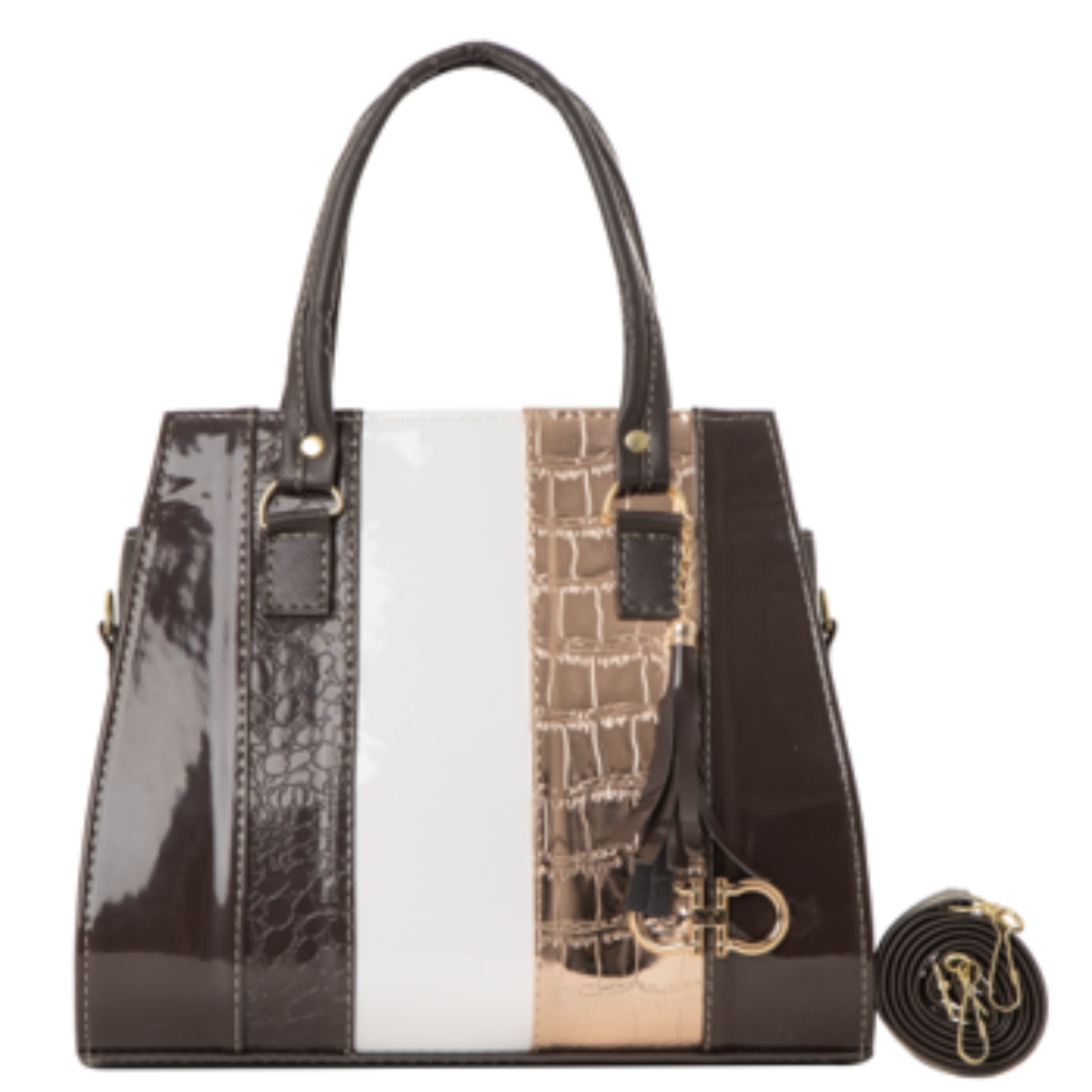 Bolsa Para Mujer Fana Chiara Color Café Bonita M3832 !!!