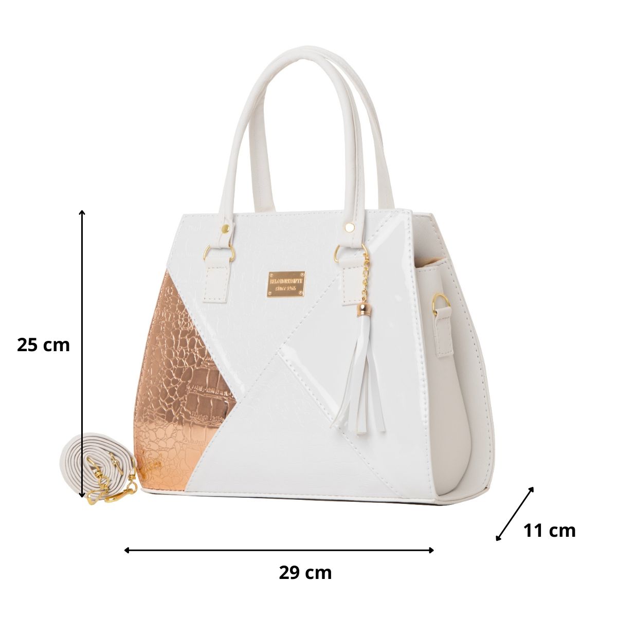 Foto 3 pulgar | Bolsa Para Mujer Fana Amy Color Blanco Preciosa M3796 !!!