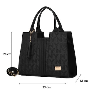 Foto 2 | Bolsa Para Mujer Fana Athenea Color Negro Fina M3718 !!!