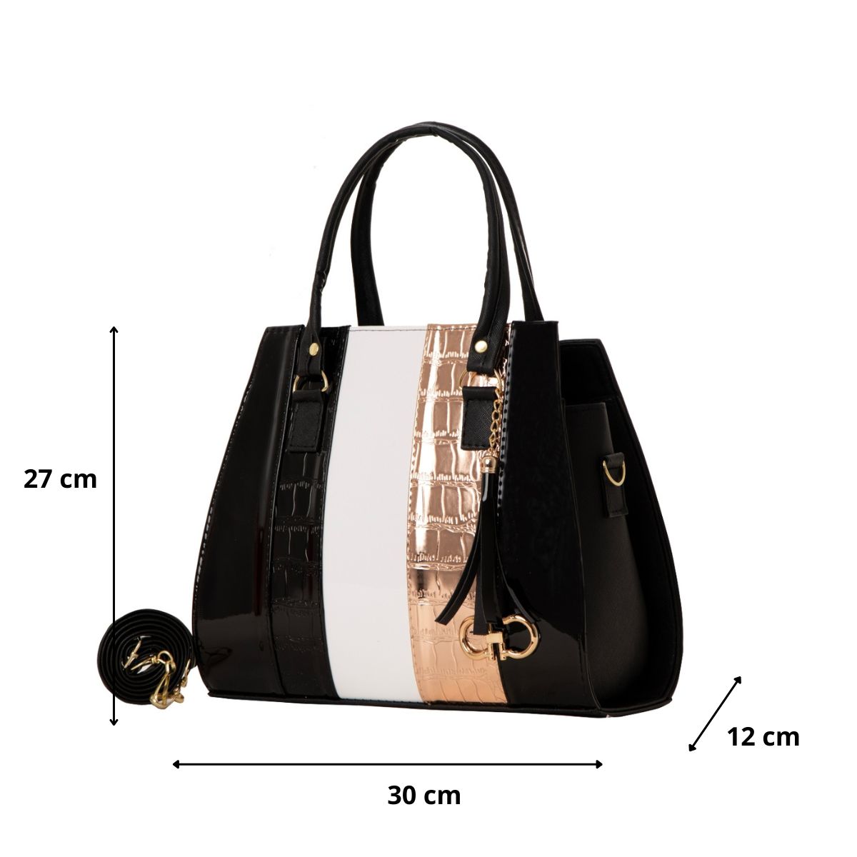 Foto 3 pulgar | Bolso De Mujer Fana Chiara Color Negro Preciosa M3833 !!!