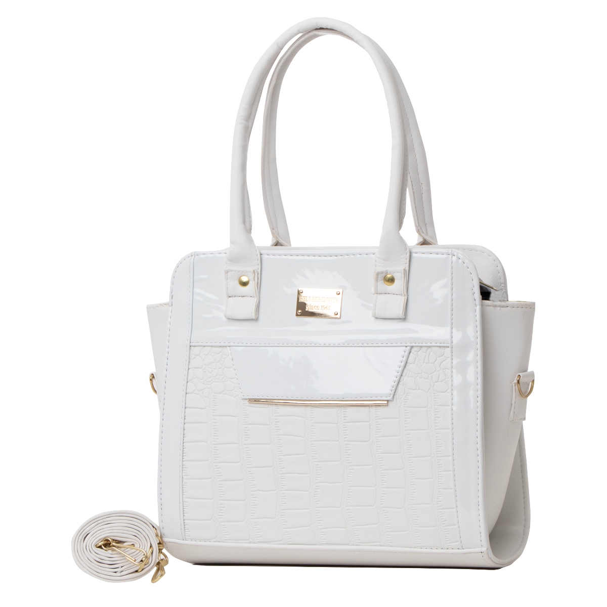 Bolso De Mujer Fana Amira Color Blanco Reforzada M3747 !!!