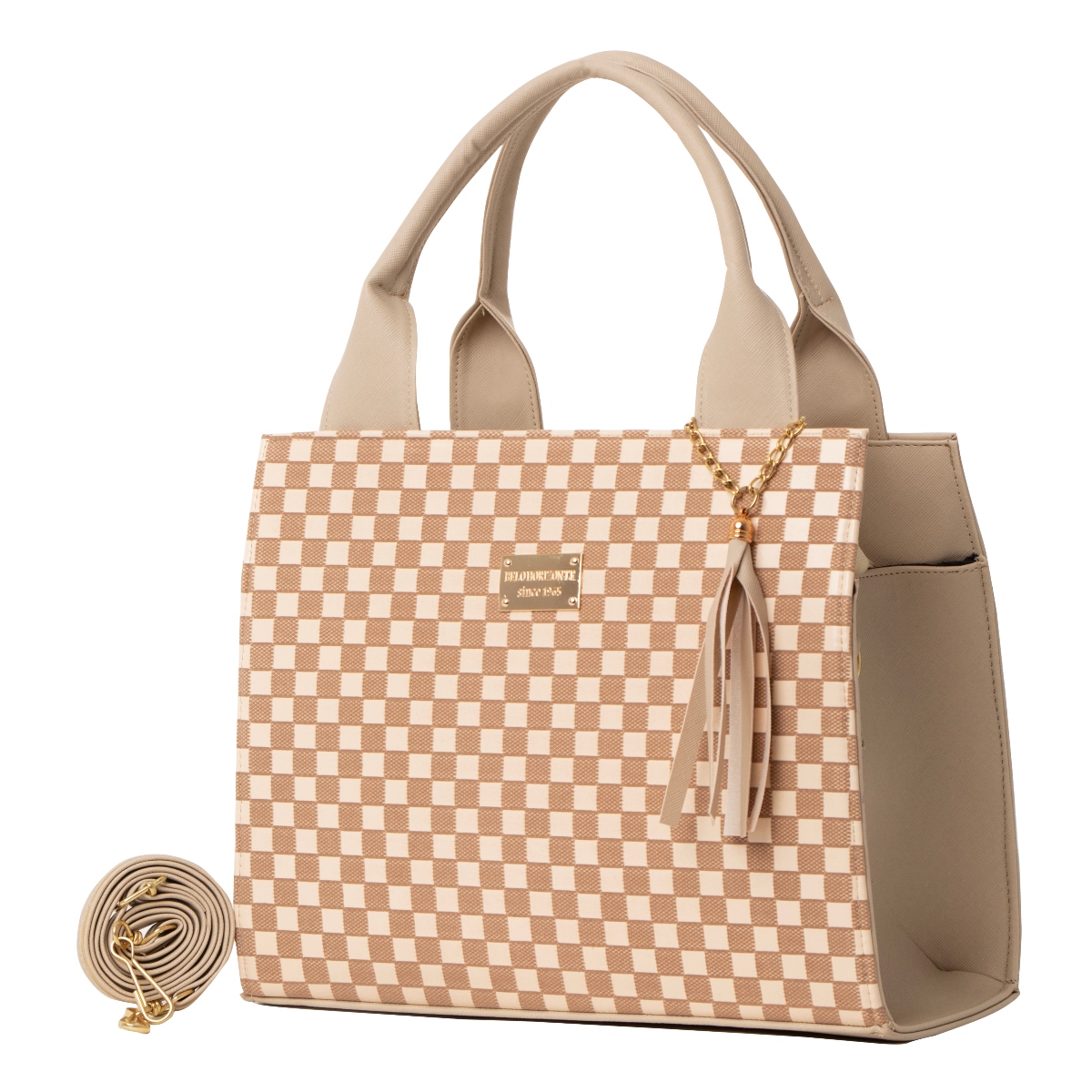 Bolso De Mujer Fana Alejandra Color Beige Lúcela M3749 !!!