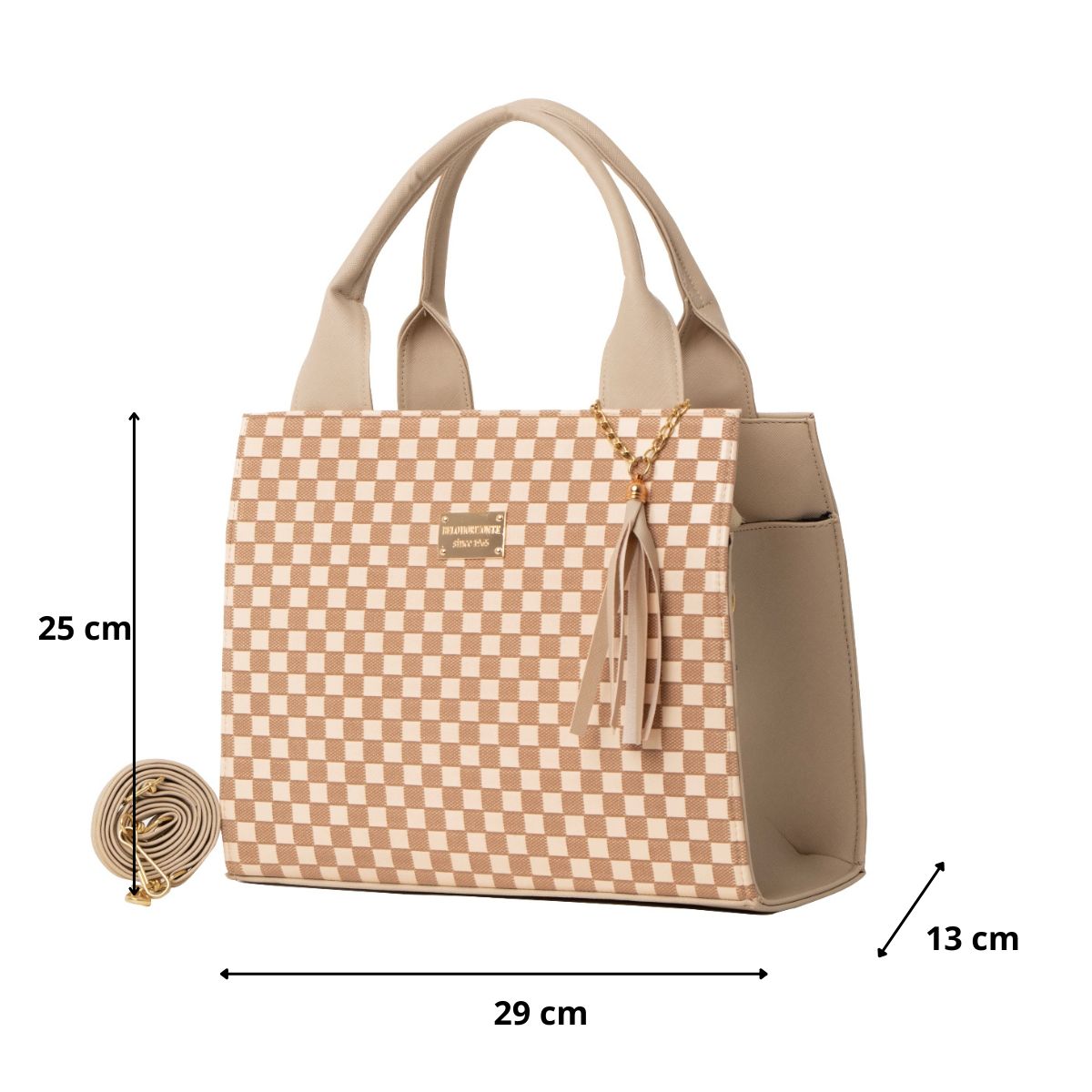 Foto 2 | Bolso De Mujer Fana Alejandra Color Beige Lúcela M3749 !!!