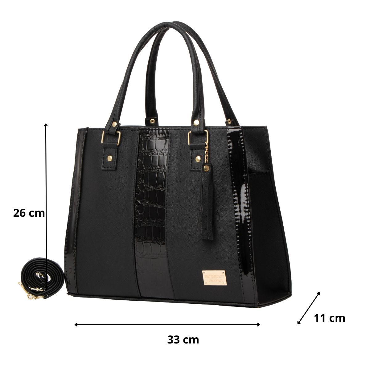 Foto 3 pulgar | Bolsa Para Mujer Fana Aisha Color Negro Hermosa M3702 !!!