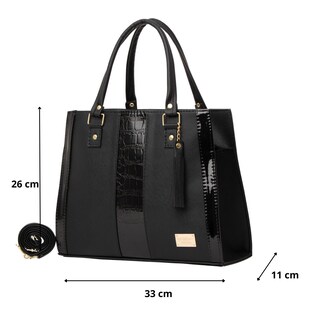 Foto 2 | Bolsa Para Mujer Fana Aisha Color Negro Hermosa M3702 !!!