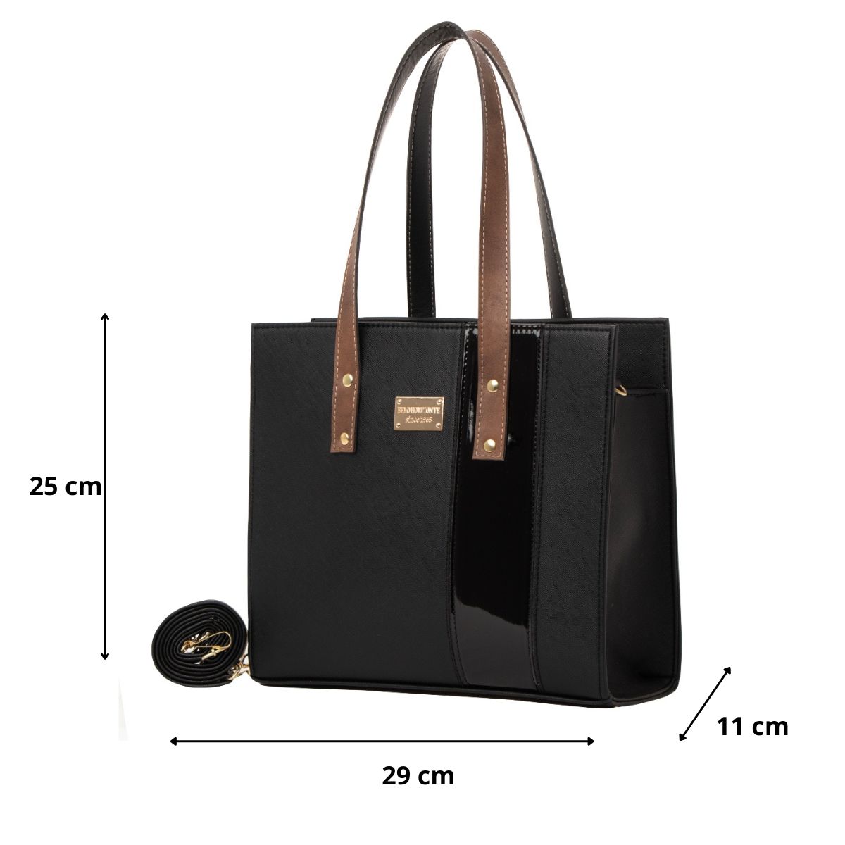 Foto 2 | Bolsa Para Mujer Fana Ariana Color Negro Juvenil M3706 !!!