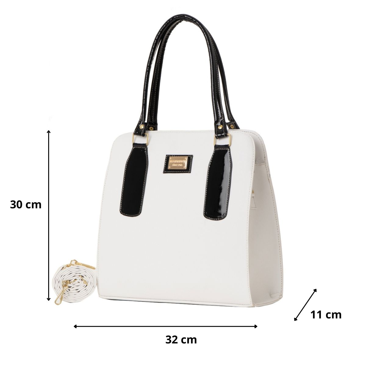 Foto 3 pulgar | Bolso De Mujer Fana Cruz Color Blanco Elegante M3871 !!!
