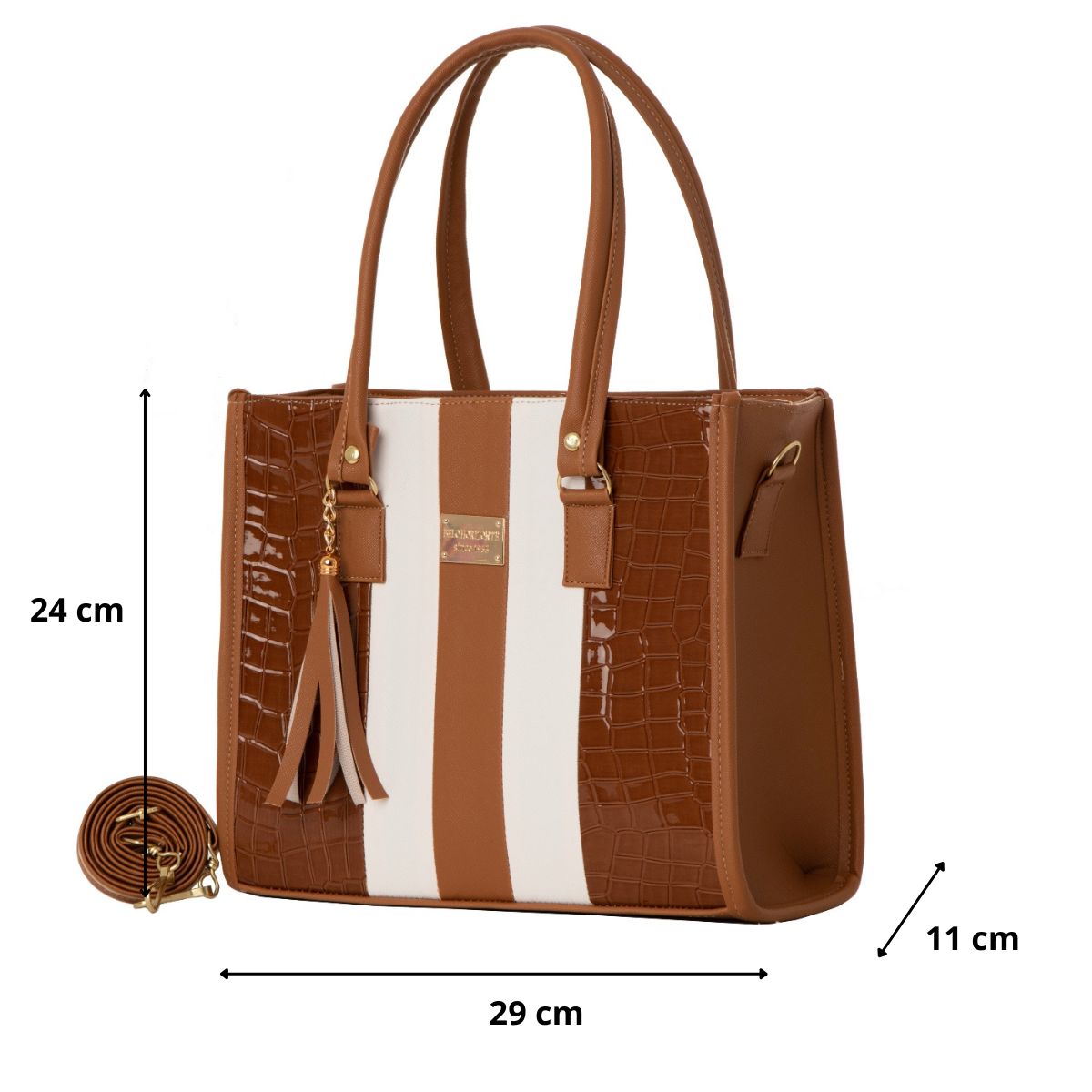 Foto 3 pulgar | Bolso De Mujer Fana Camila Color Camel Fina M3881 !!!