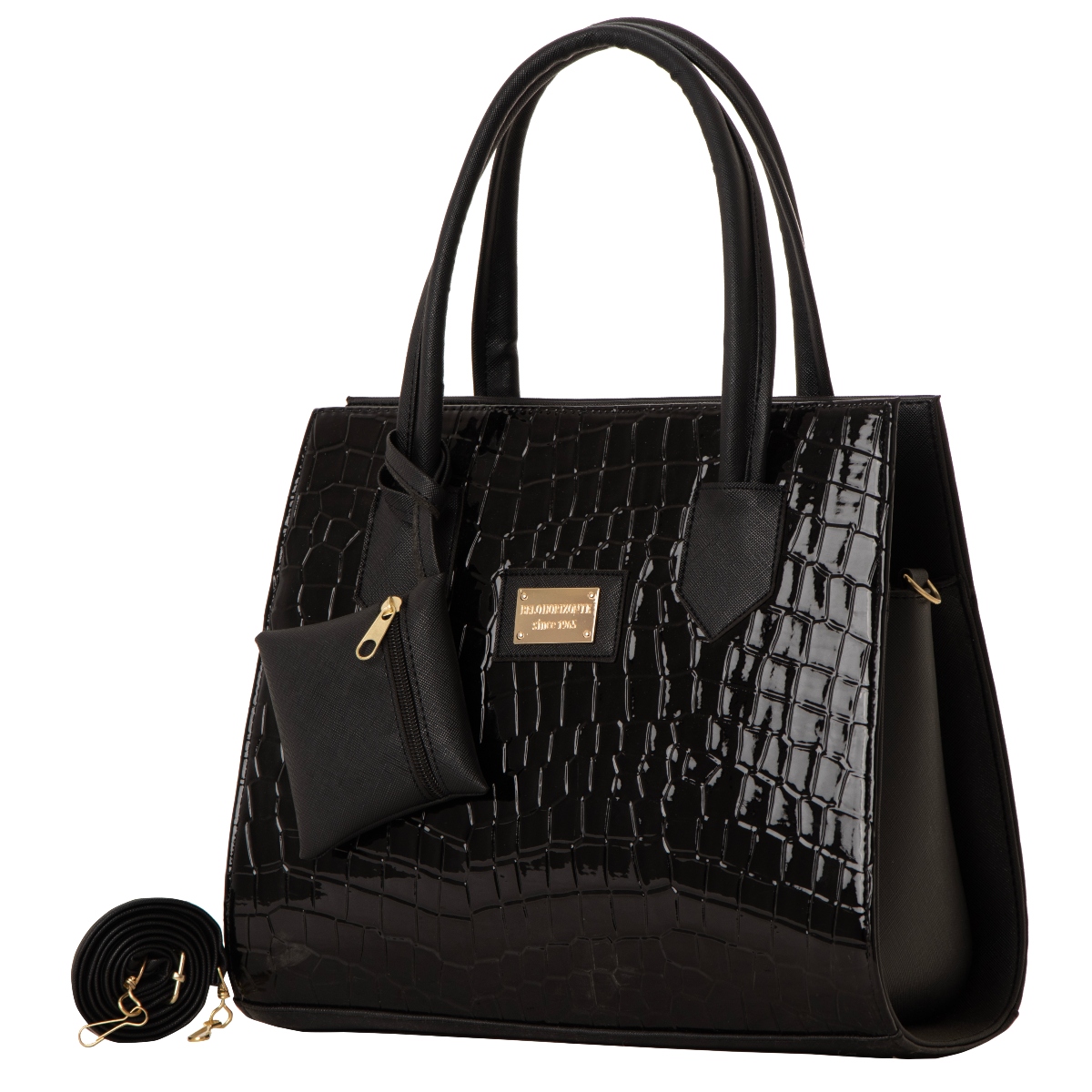 Foto 2 pulgar | Bolsa Para Mujer Fana Brina Color Negro Reforzada M3826 !!!